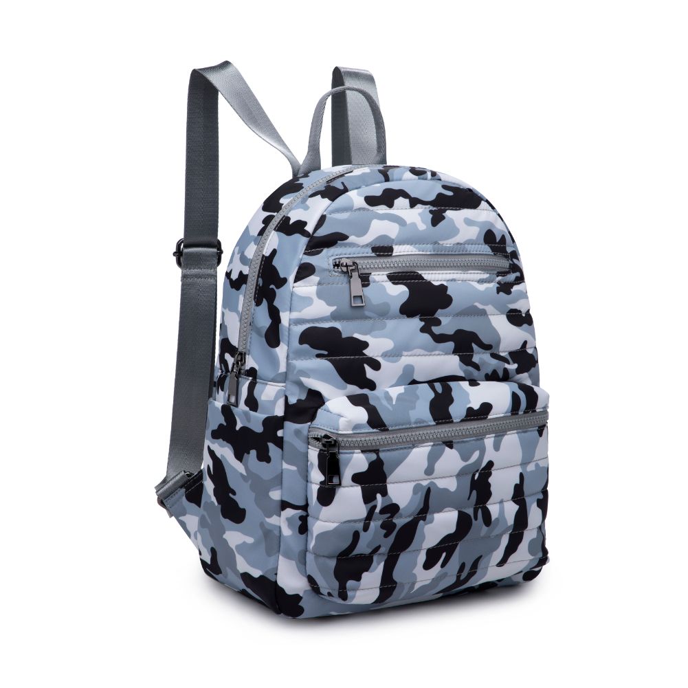 Product Image of Urban Expressions Aiden Backpack 840611180759 View 6 | Grey Camo