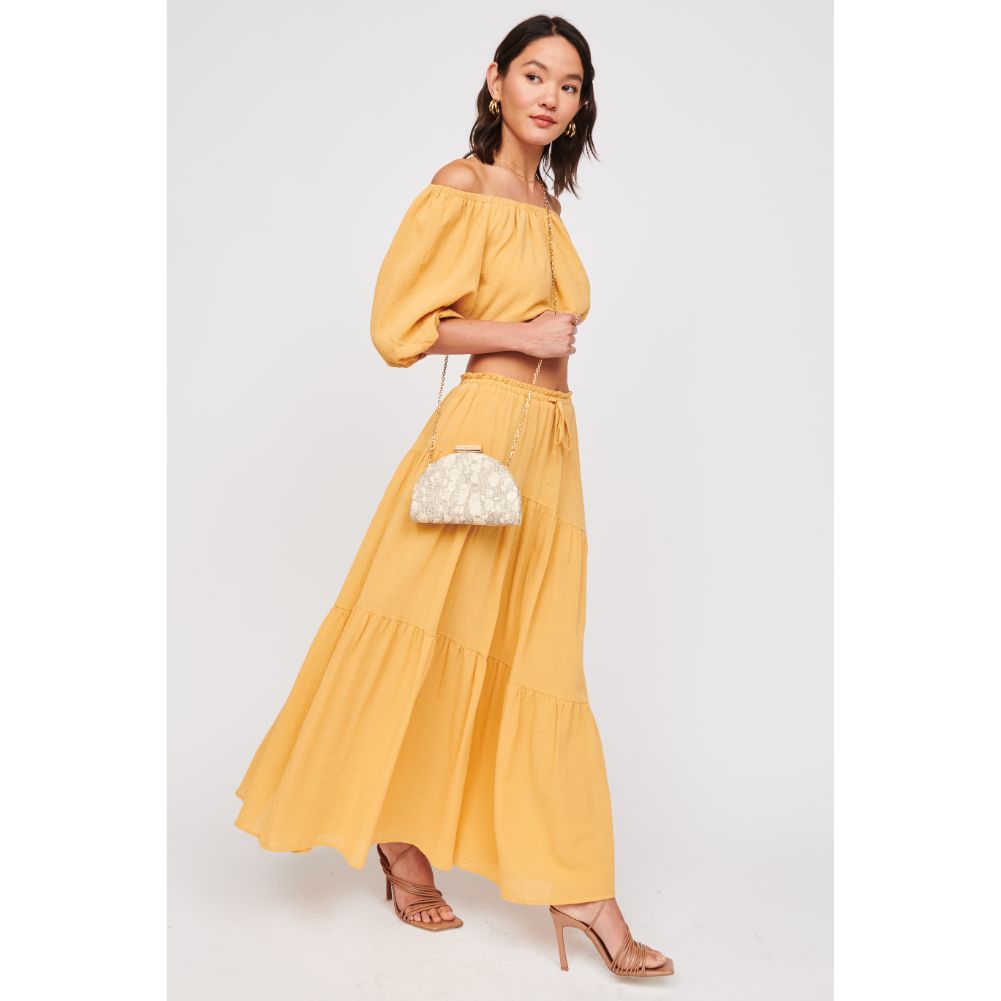 Woman wearing Grey Urban Expressions Ursula Minaudiere 818209019934 View 3 | Grey