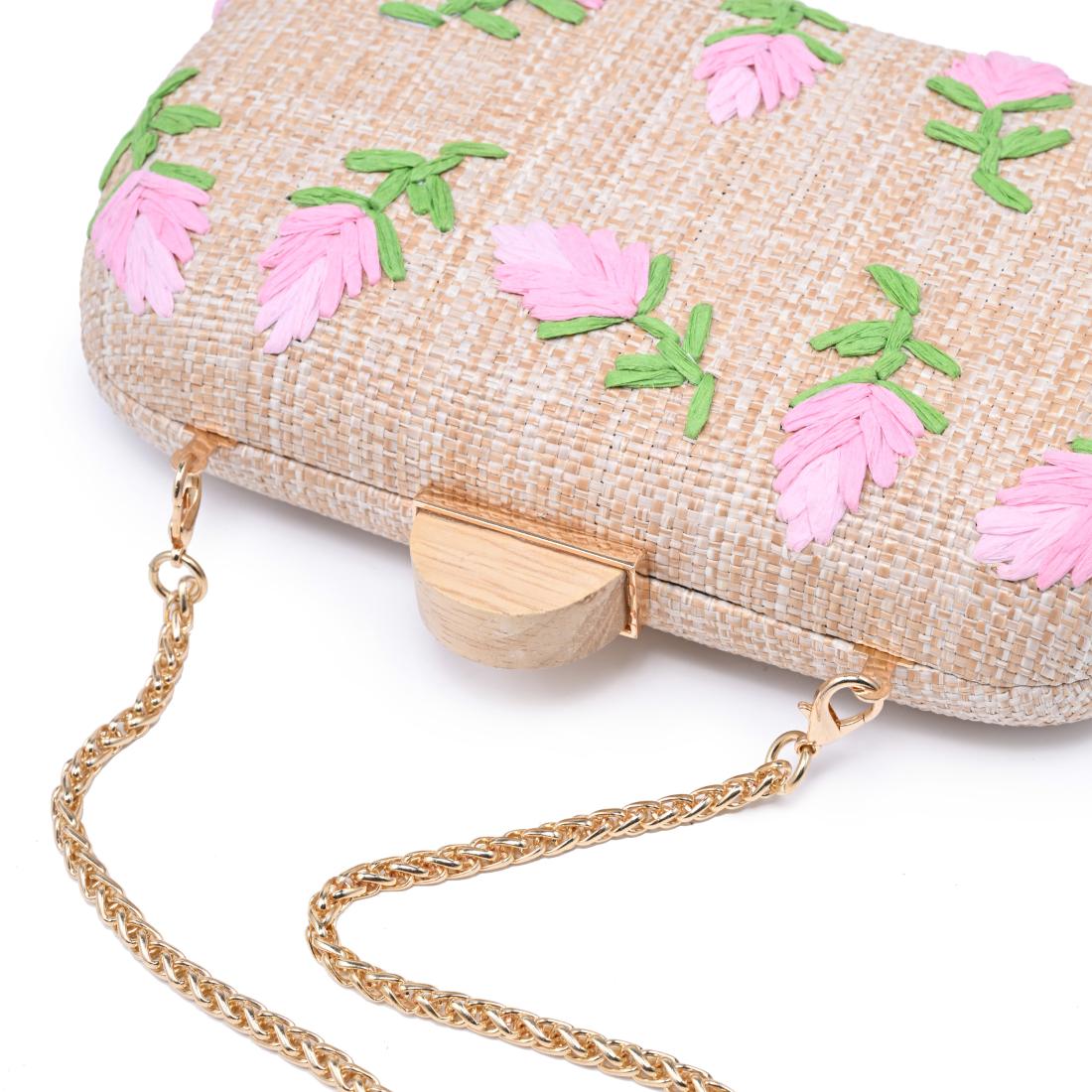 Urban Expressions Kayden Evening Bag 840504204647 View 8 | Pink Natural