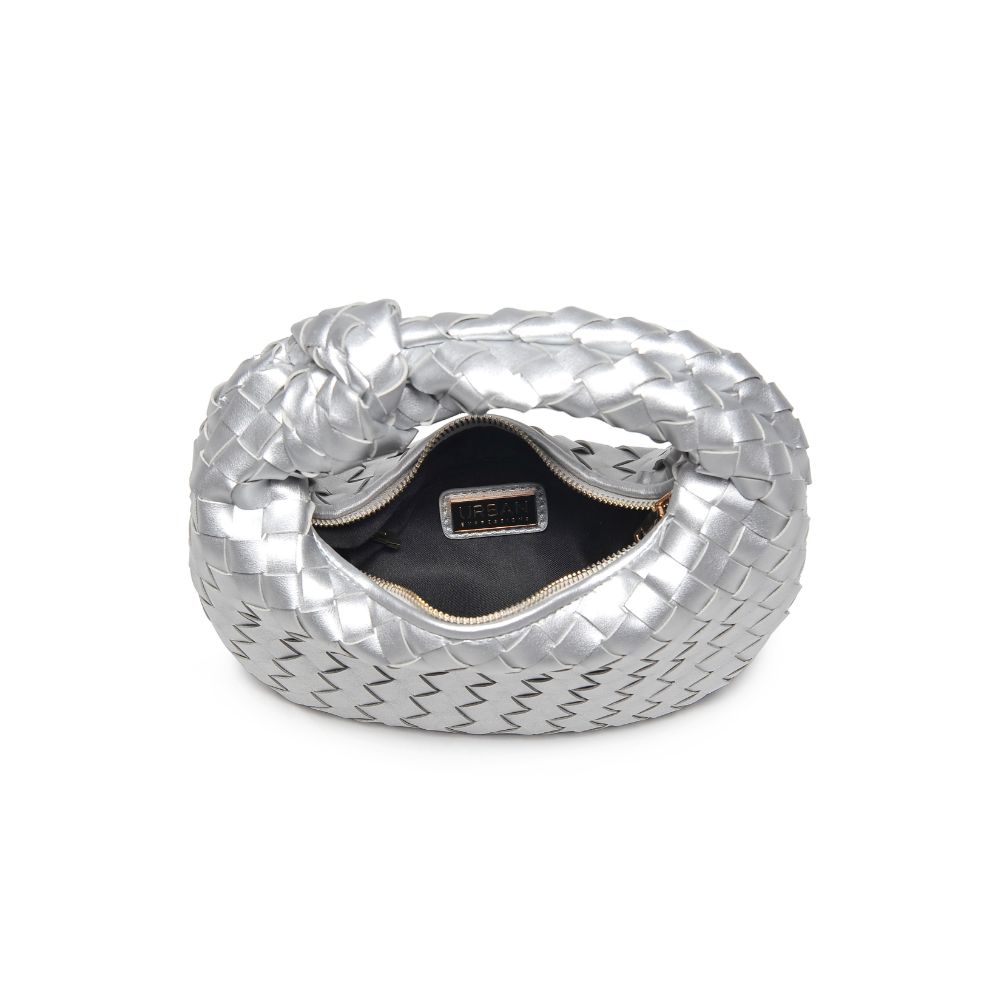 Product Image of Urban Expressions Tracy - Woven Clutch 840611107848 View 8 | Silver