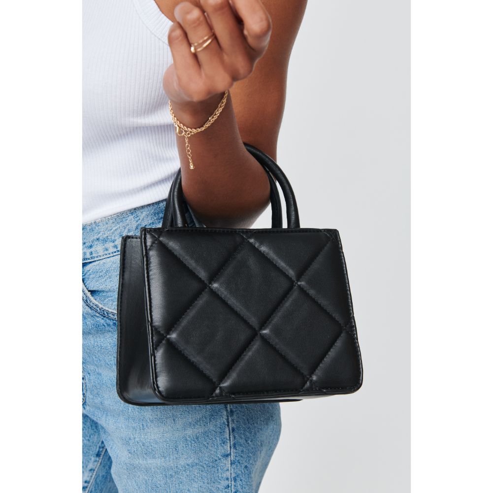 Woman wearing Black Urban Expressions Zoey Crossbody 840611104458 View 4 | Black