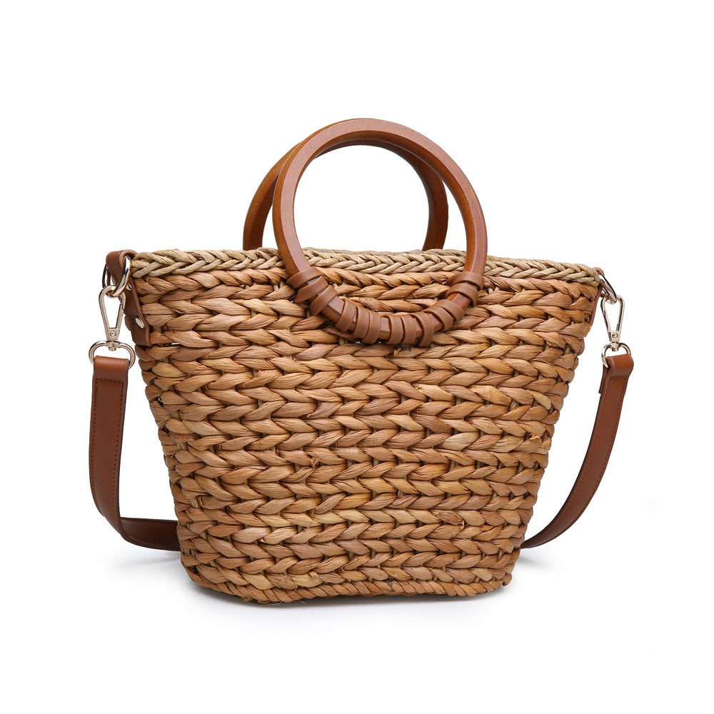 Product Image of Urban Expressions Zapara Satchel NA-840611148674 View 2 | Natural