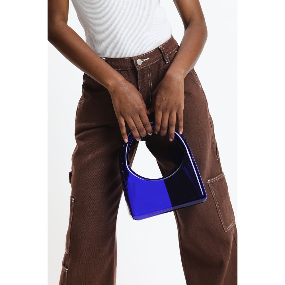 Woman wearing Clear Urban Expressions Zoila Evening Bag 840611109927 View 1 | Clear