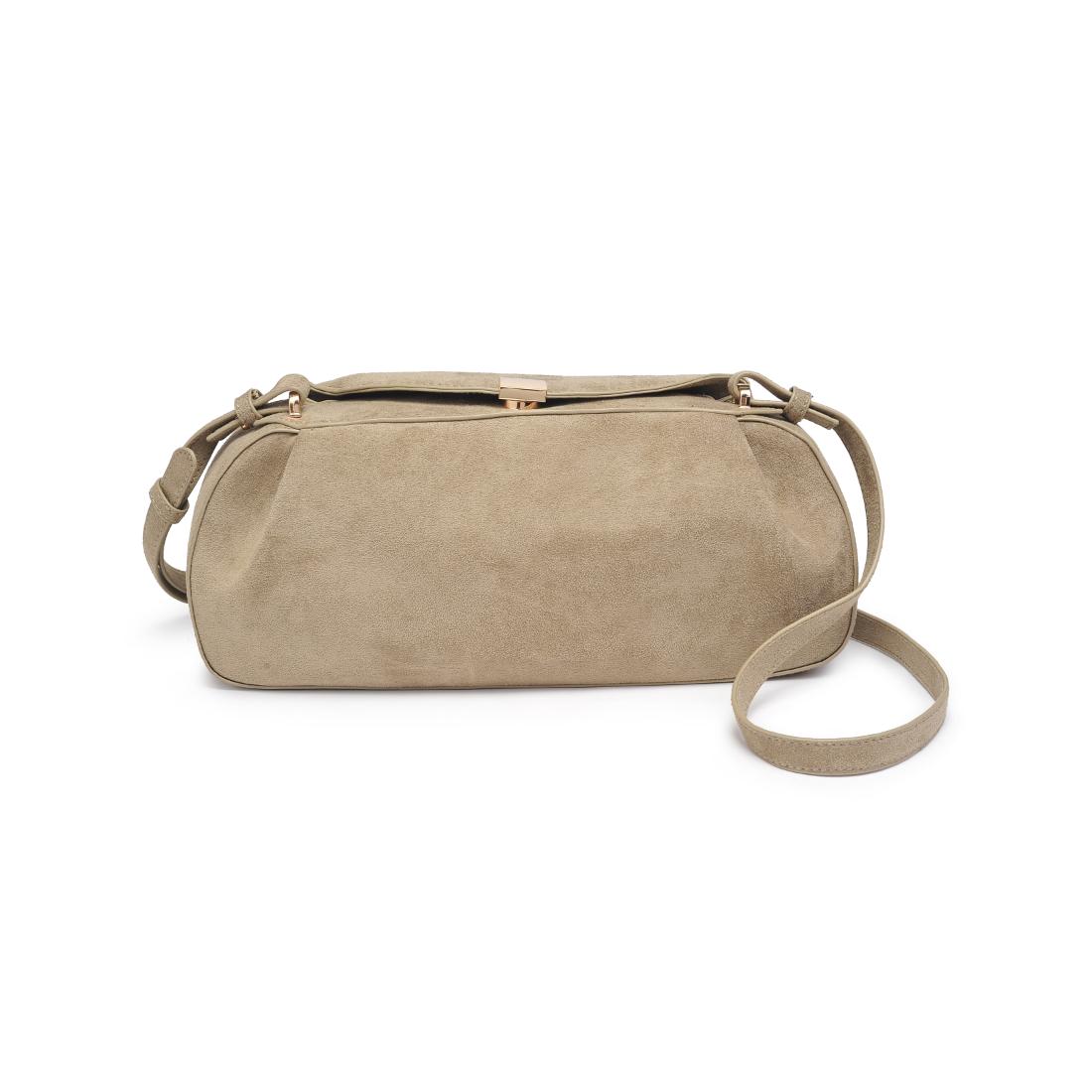 Woman wearing Sage Urban Expressions Lizzie Crossbody 840611199072 View 5 | Sage