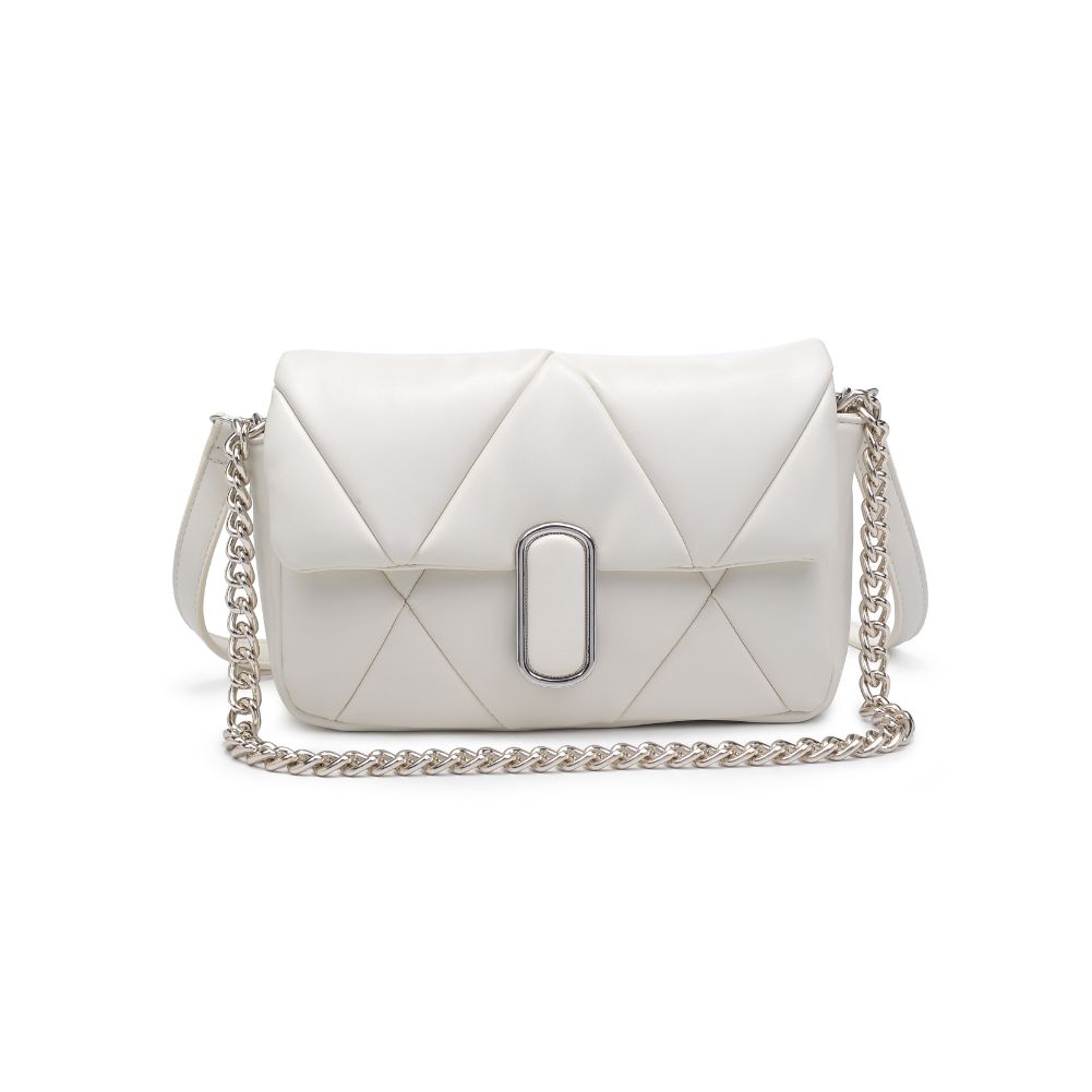 Woman wearing Ivory Urban Expressions Anderson Crossbody 840611113801 View 5 | Ivory