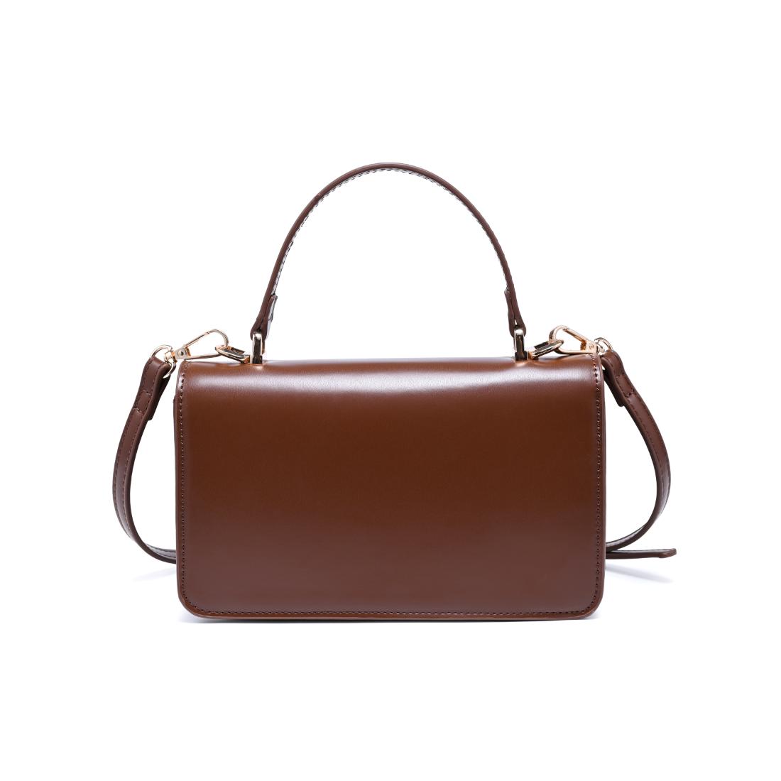 Woman wearing Chocolate Urban Expressions Lily Crossbody 840504205804 View 7 | Chocolate