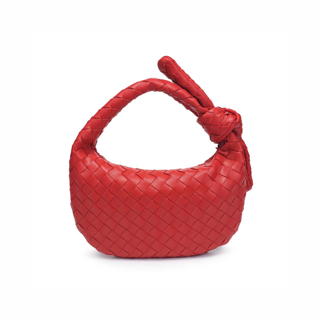 Woman wearing Red Urban Expressions Lizbeth Clutch 840611148063 View 7 | Red