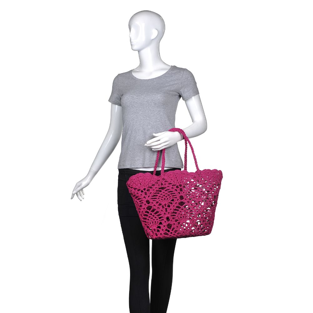 Product Image of Urban Expressions Poppy Tote 840611169570 View 5 | Pink