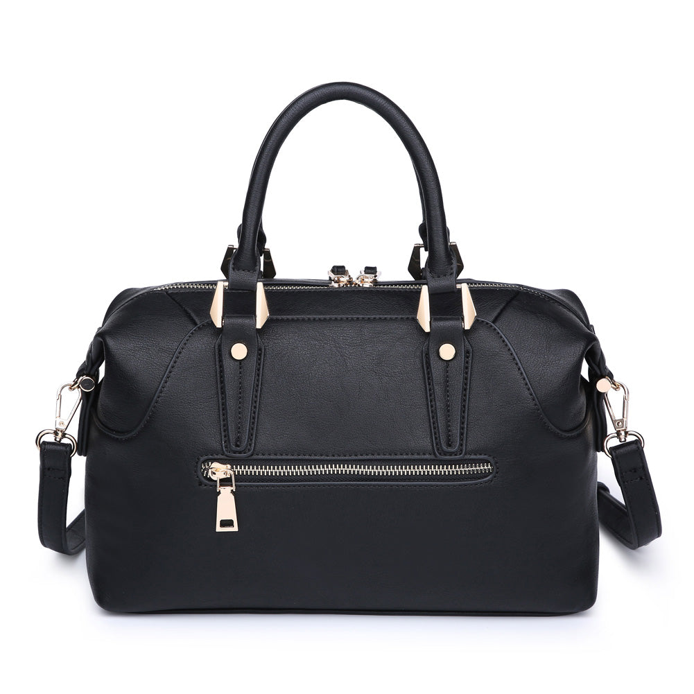 Product Image of Urban Expressions Emmerson Satchel NA-840611149671 View 3 | Black