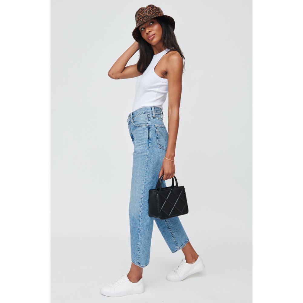 Woman wearing Black Urban Expressions Zoey Crossbody 840611104458 View 3 | Black