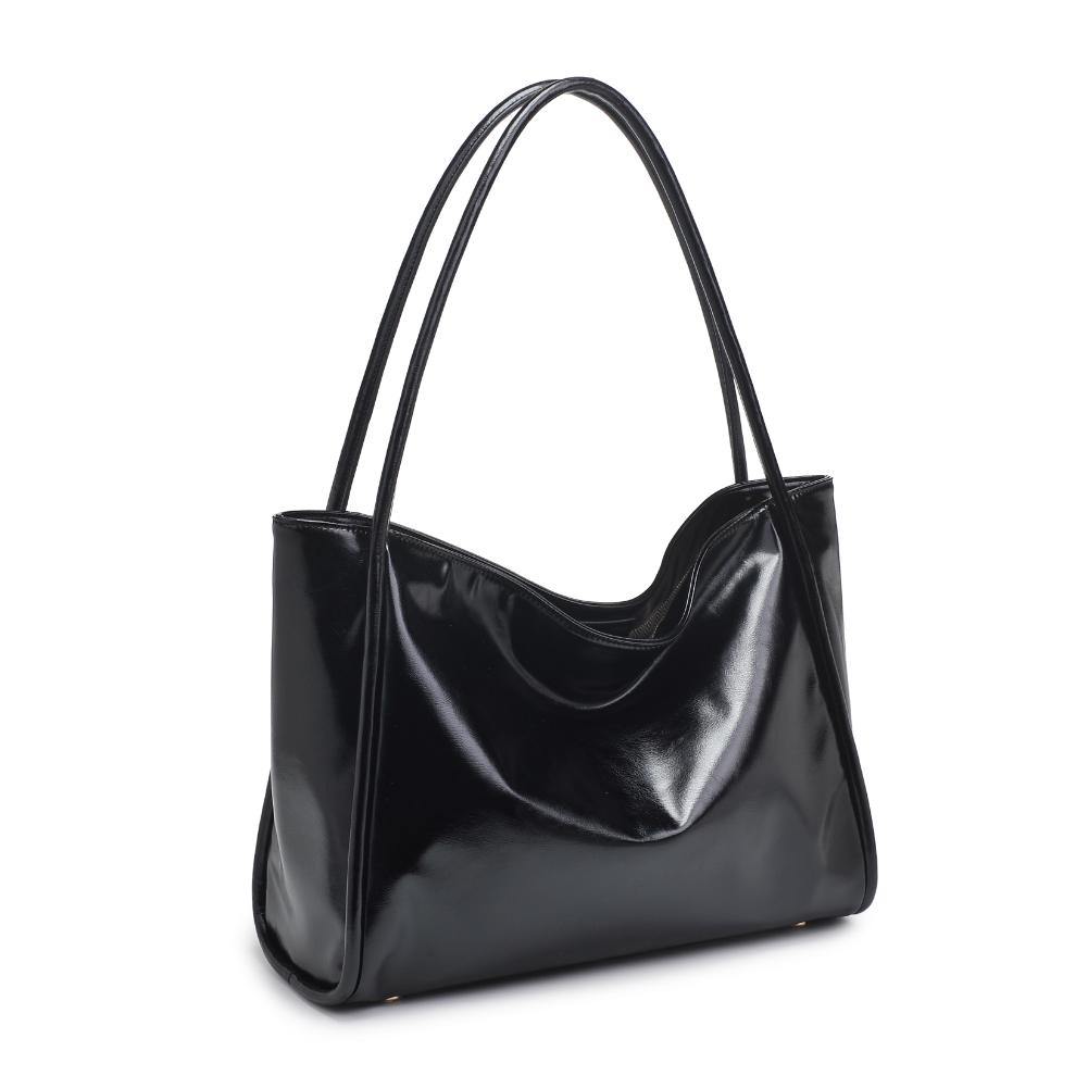 Woman wearing Black Urban Expressions Doris Tote 840611136848 View 6 | Black