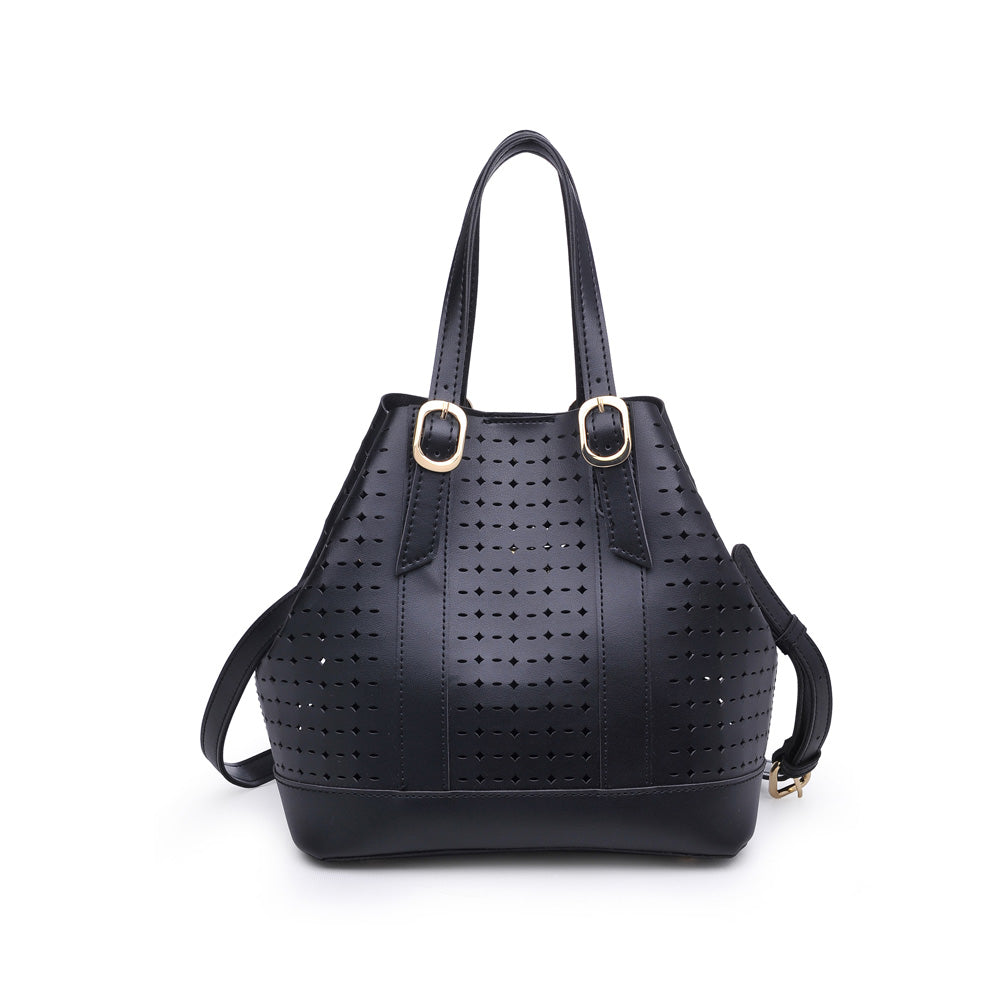 Woman wearing Black Urban Expressions Magnolia Tote NA-840611158826 View 5 | Black