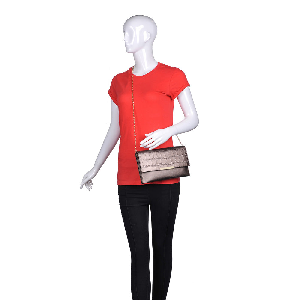 Product Image of Urban Expressions Estelle Clutch NA-840611156693 View 5 | Pewter