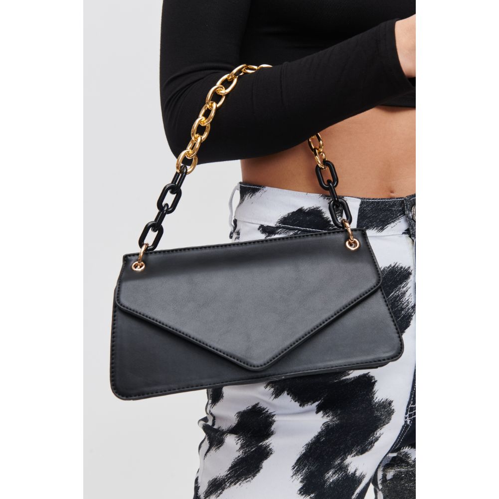 Woman wearing Black Urban Expressions Lisette Crossbody 840611118240 View 4 | Black