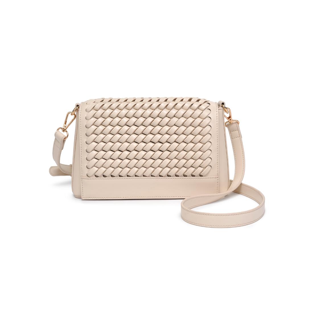Woman wearing Oatmilk Urban Expressions Nina Crossbody 840611144539 View 5 | Oatmilk