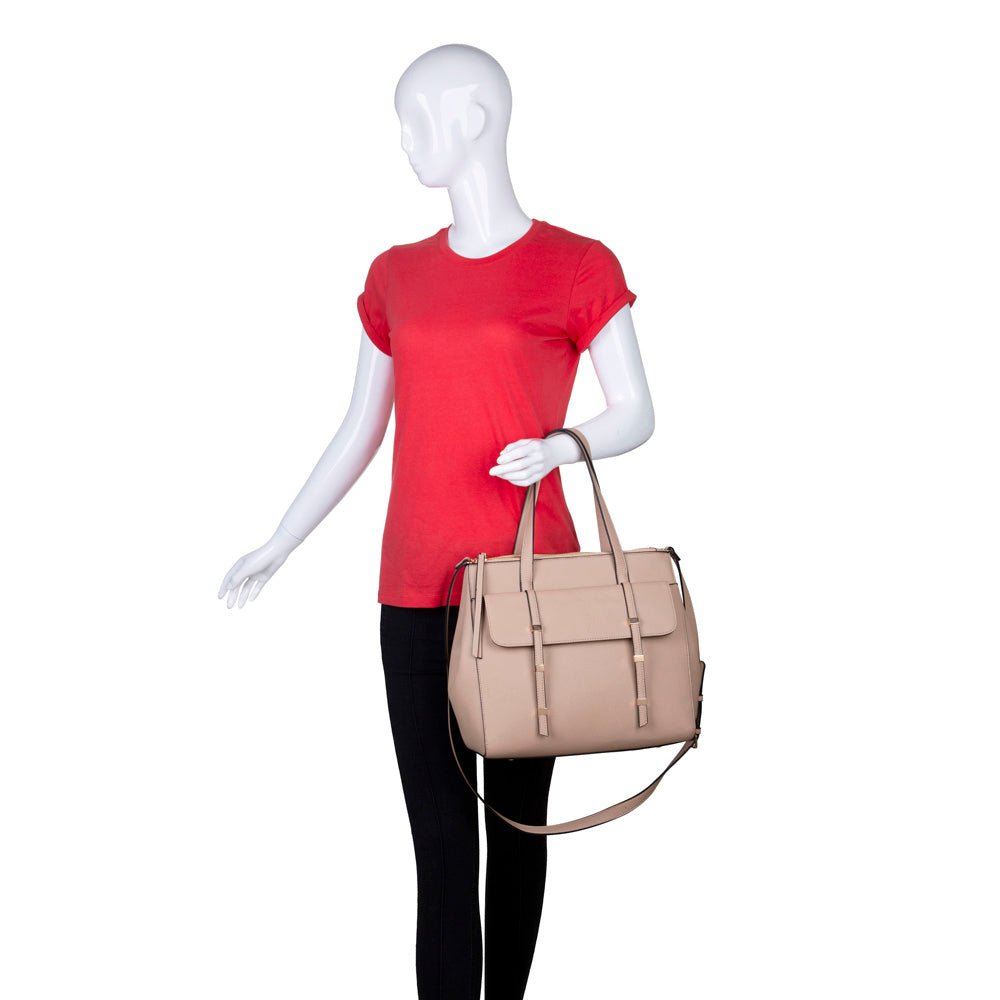 Product Image of Urban Expressions Ambrose Satchel NA-840611161642 View 5 | Almond