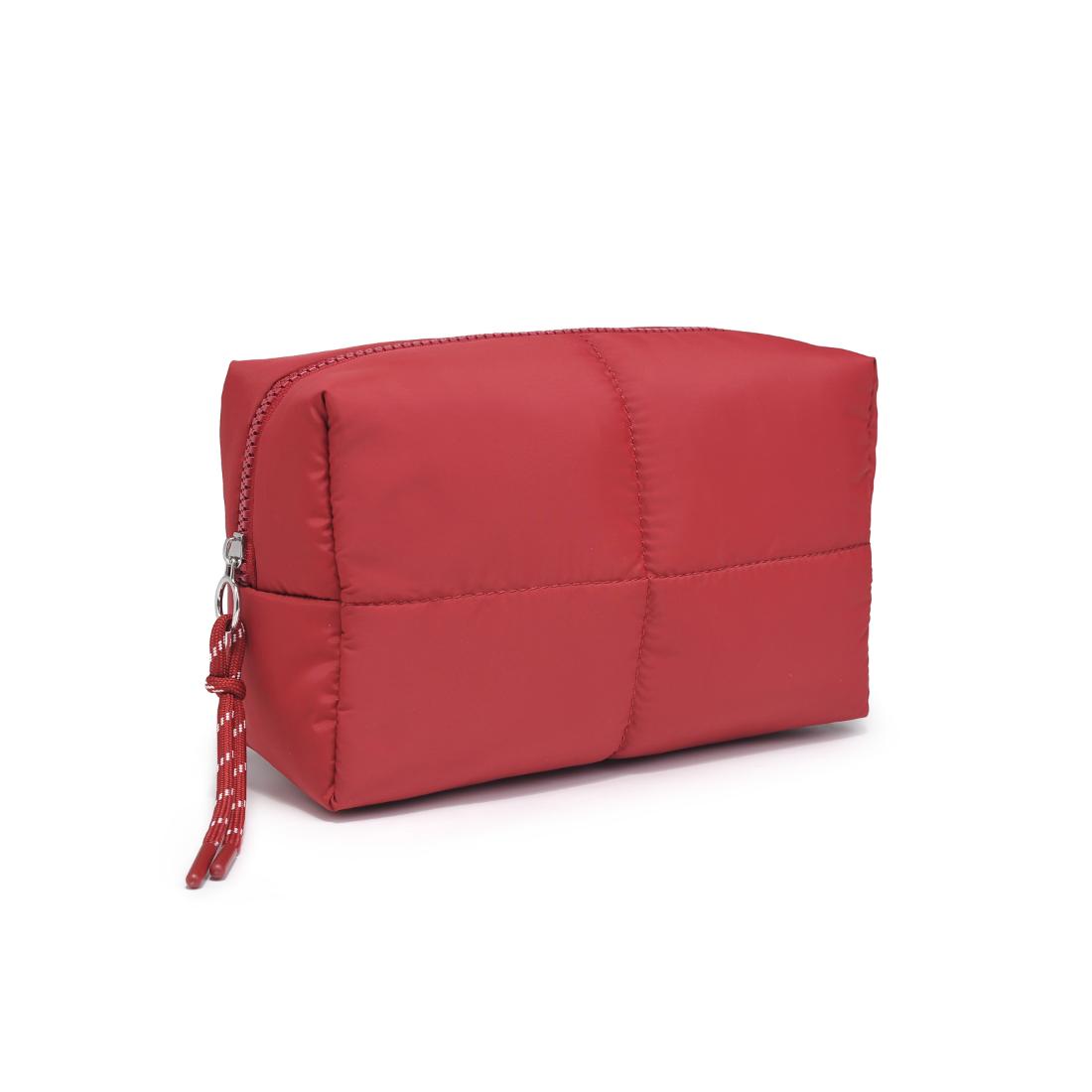 Urban Essentials Daydreamer - Nylon Cosmetic & Travel Organizer Pouch 840611197610 View 6 | Burgundy