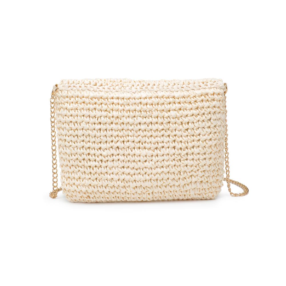 Product Image of Urban Expressions Anita Clutch 840611122964 View 3 | Ivory
