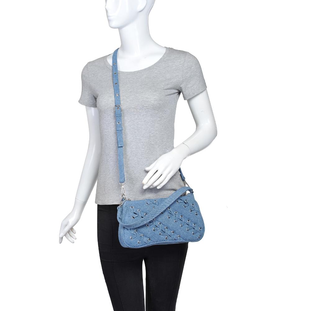 Product Image of Urban Expressions Shivon Crossbody 840611122810 View 5 | Denim
