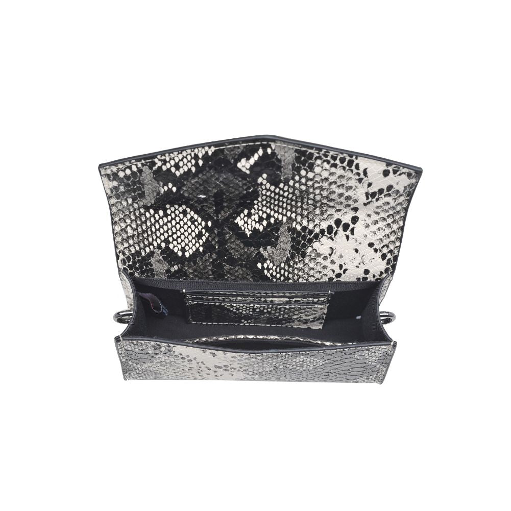 Product Image of Urban Expressions Jill Clutch 840611172884 View 4 | Black White