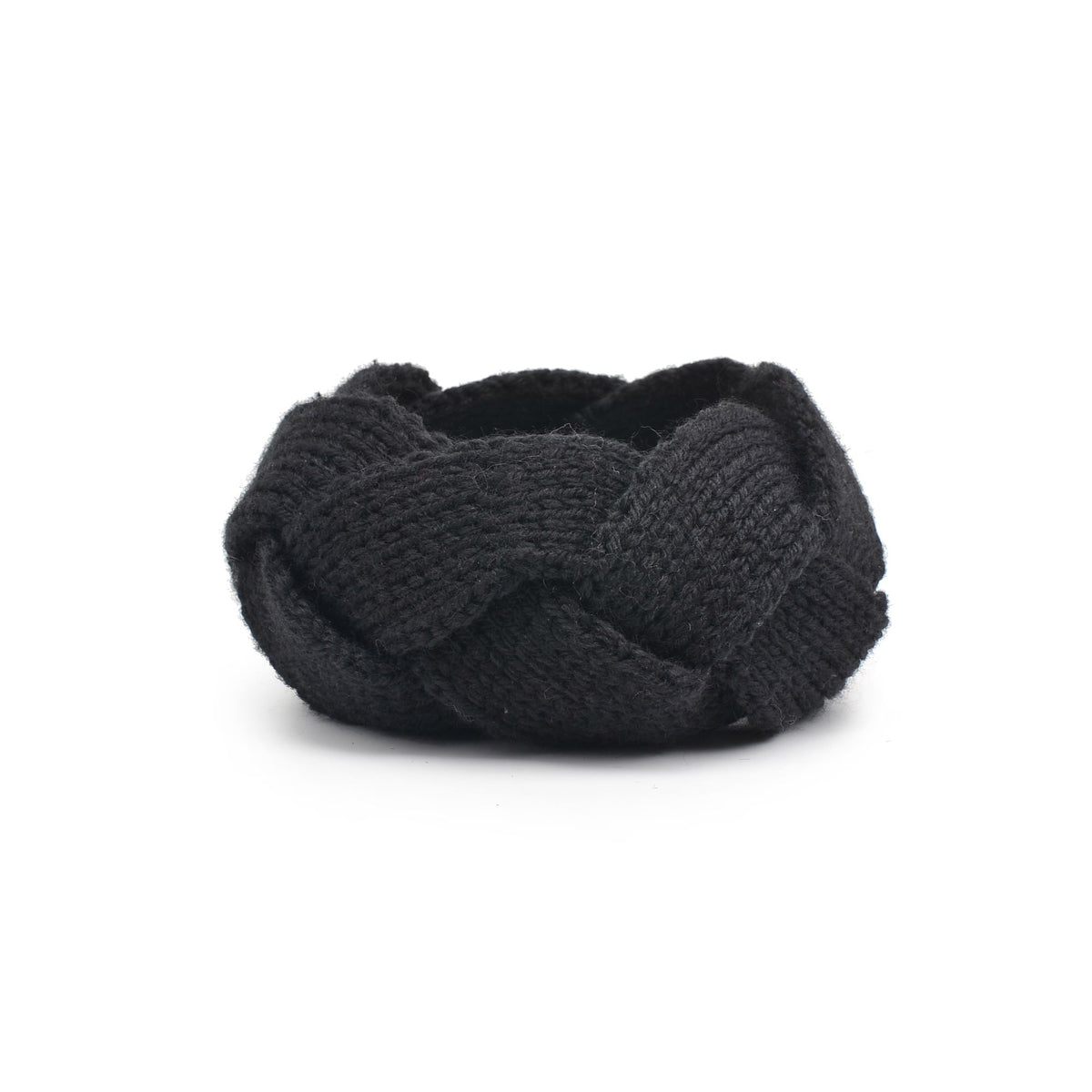 Product Image of Urban Expressions Woven Knitted Headband Headband 818209014915 View 7 | Black