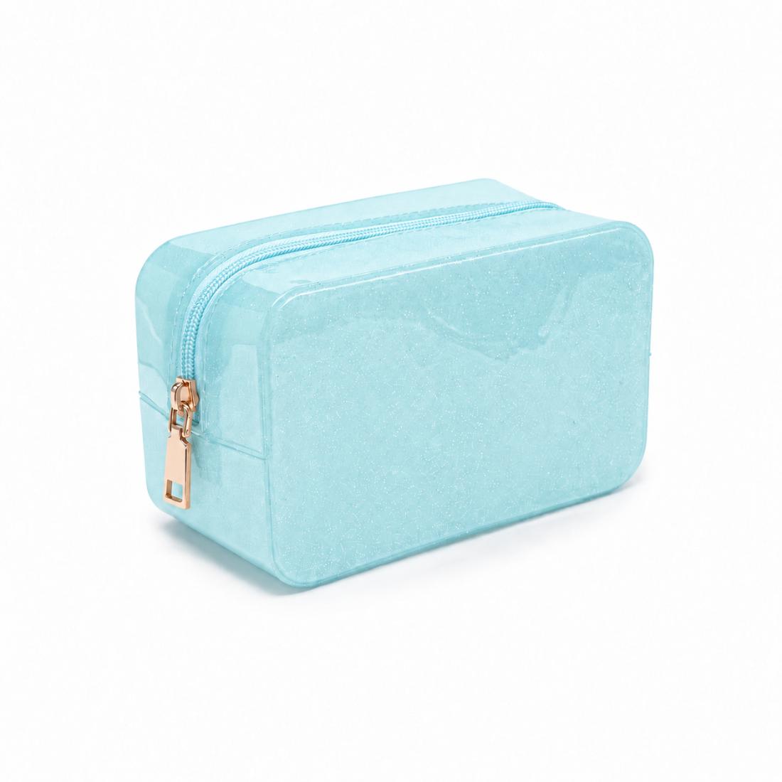 Urban Essentials Jelly Bean Cosmetic & Travel Organizer Pouch 840504217050 View 1 | Light Blue