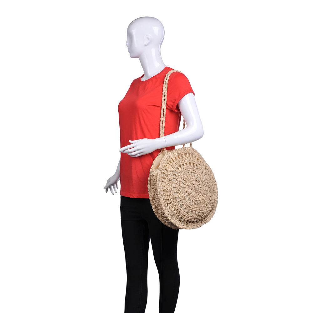 Product Image of Urban Expressions Antiqua Tote 840611162182 View 5 | Cream