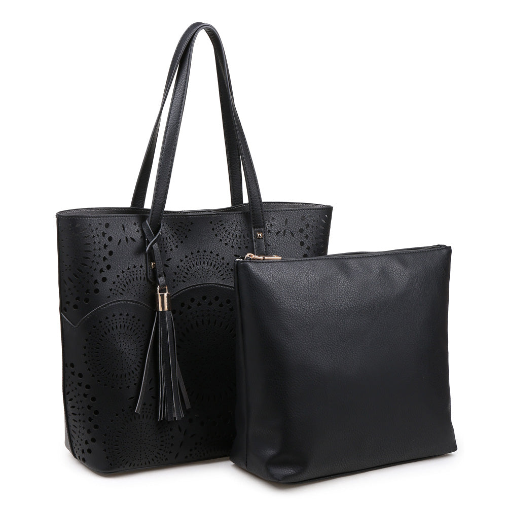 Product Image of Urban Expressions Aubrey Tote NA-840611140852 View 5 | Black