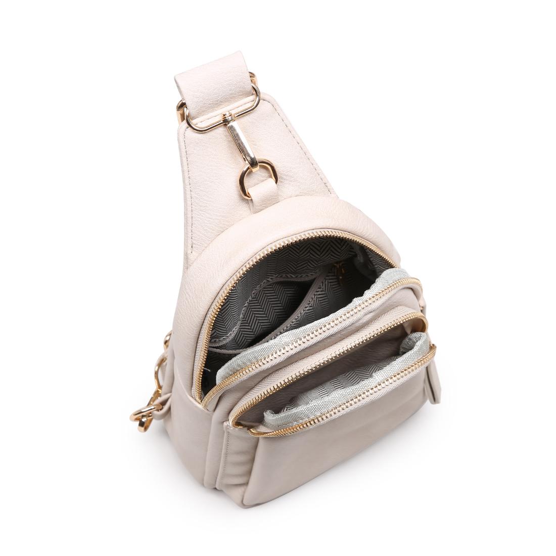 Product Image of Urban Expressions Strider Sling Backpack 840611198013 View 4 | Oatmilk