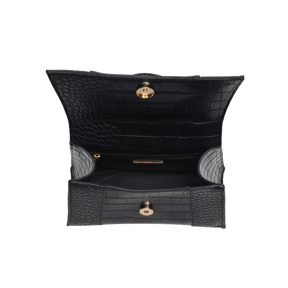 Product Image of Urban Expressions Lucas - Croco Crossbody 818209018395 View 8 | Black