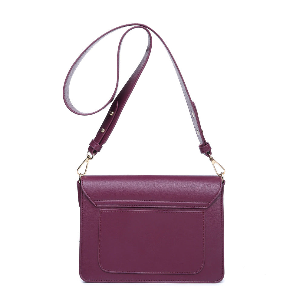 Product Image of Urban Expressions Hermione Crossbody NA-840611156877 View 3 | Burgundy