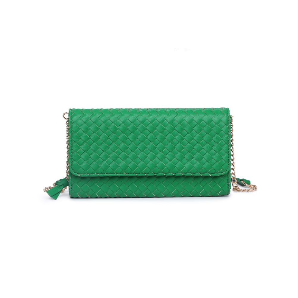 Woman wearing Classic Green Urban Expressions Wallis Crossbody 840611107541 View 5 | Classic Green