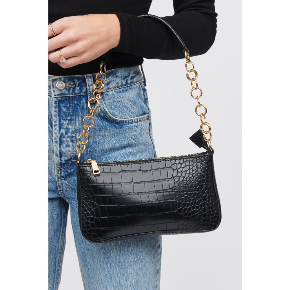 Woman wearing Black Urban Expressions Aster Shoulder Bag 818209015448 View 1 | Black