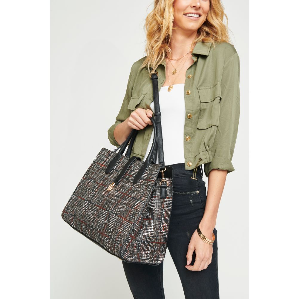 Woman wearing Multi Urban Expressions Bryony Tote NA-840611153159 View 4 | Multi