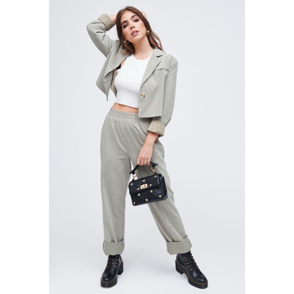 Woman wearing Black Urban Expressions Aiza Crossbody 818209010559 View 4 | Black