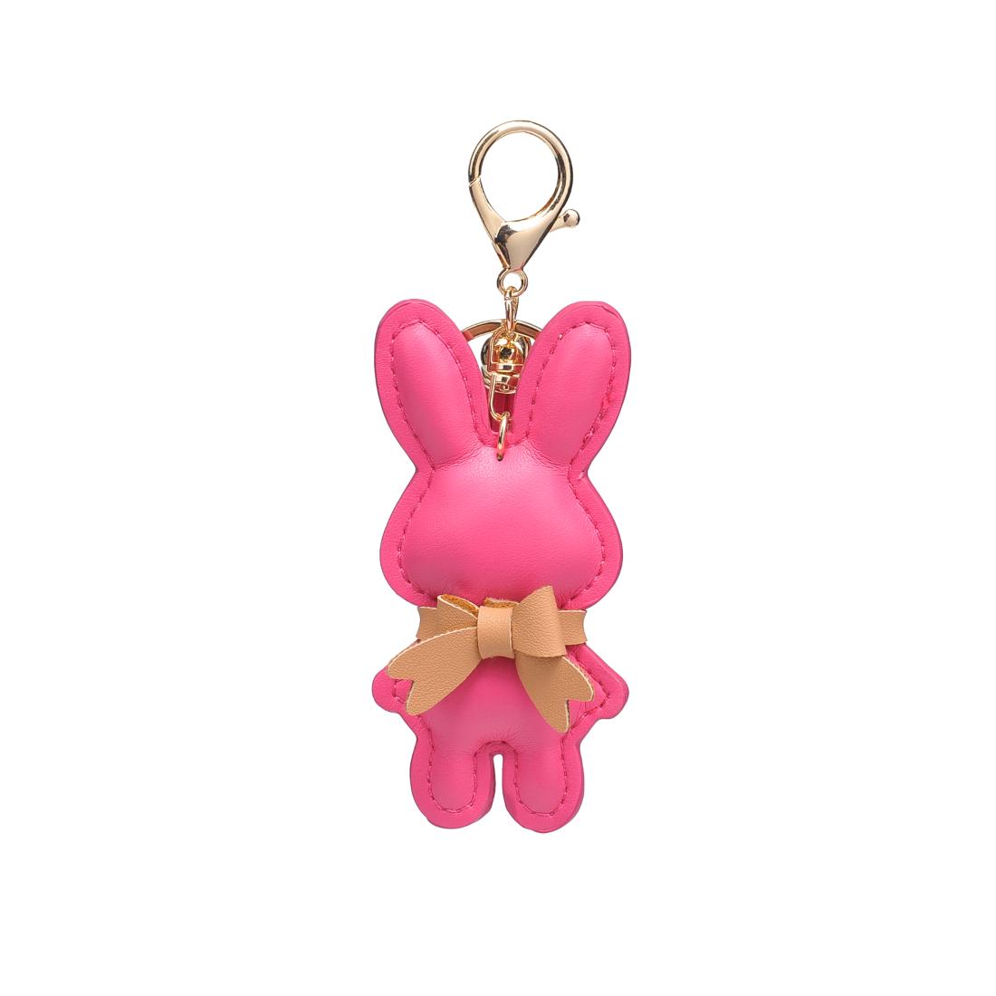 Product Image of Urban Expressions Bunnie Keychain Charm 840611150561 View 5 | Pink
