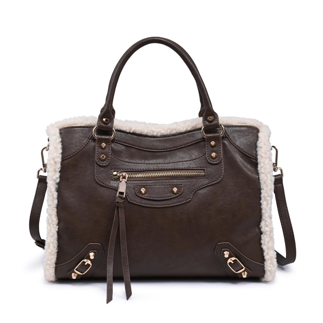 Urban Expressions Seraphina Satchel 840504211928 View 5 | Chocolate