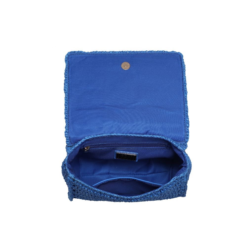 Woman wearing Electric Blue Urban Expressions Catalina Crossbody 840611111296 View 9 | Electric Blue