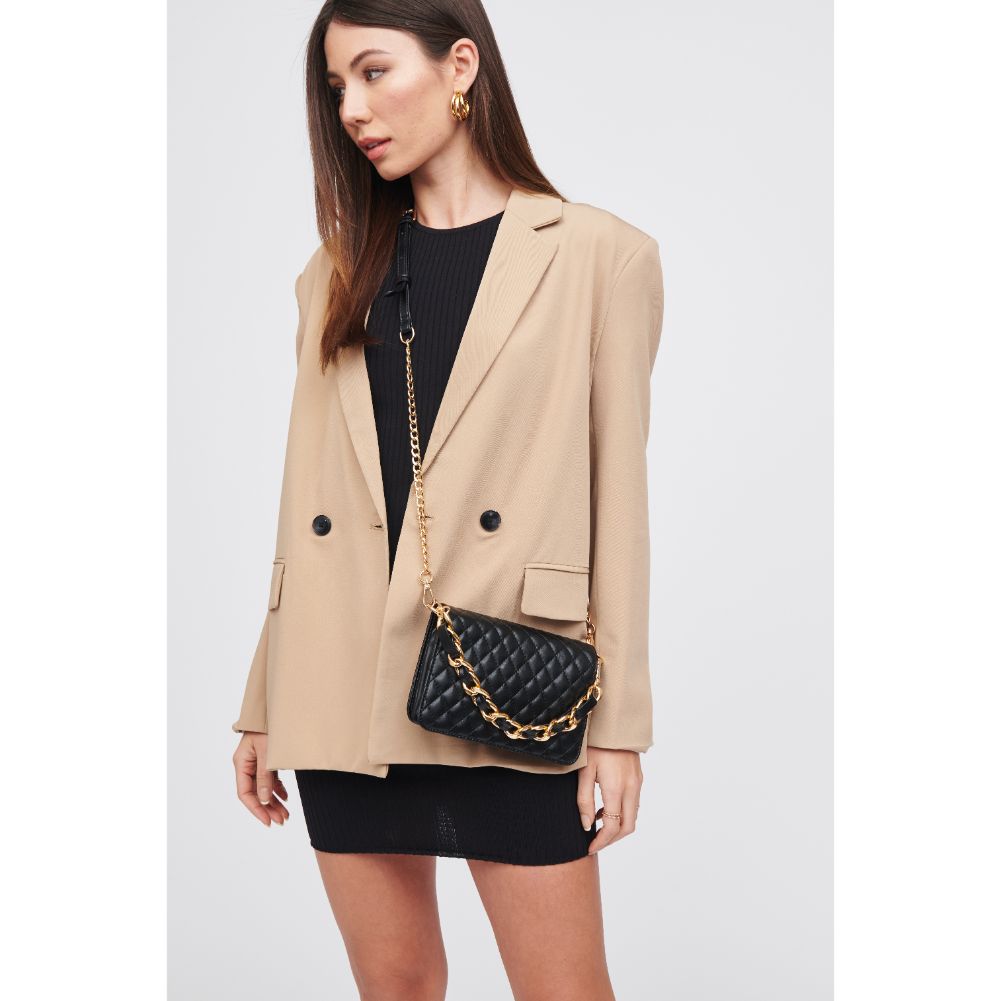 Woman wearing Black Urban Expressions Karolina Crossbody 818209017206 View 2 | Black
