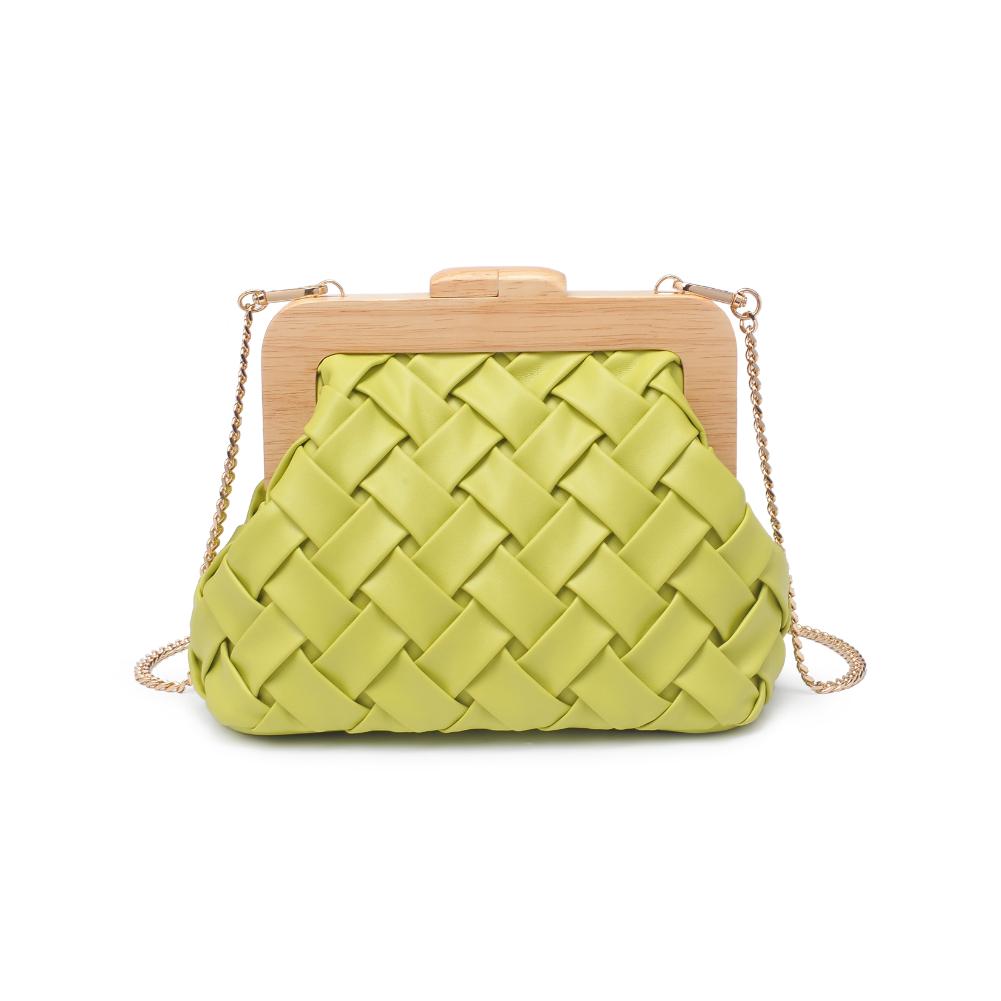 Woman wearing Citron Urban Expressions Matilda Clutch 840611192097 View 5 | Citron
