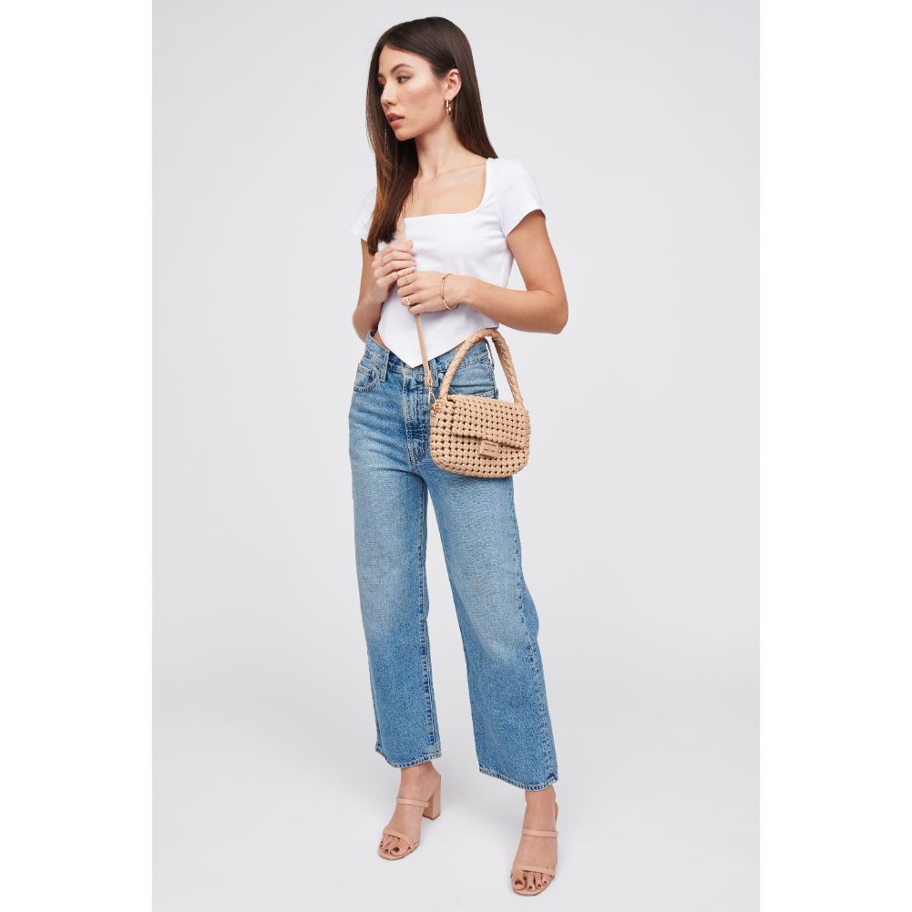 Woman wearing Flax Urban Expressions Imelda Baguette 840611100948 View 3 | Flax
