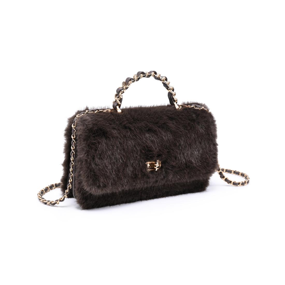 Urban Expressions Lulu - Fur Crossbody 840504212406 View 6 | Chocolate