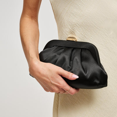 Woman wearing Black Urban Expressions Winter Clutch 840504211706 View 1 | Black