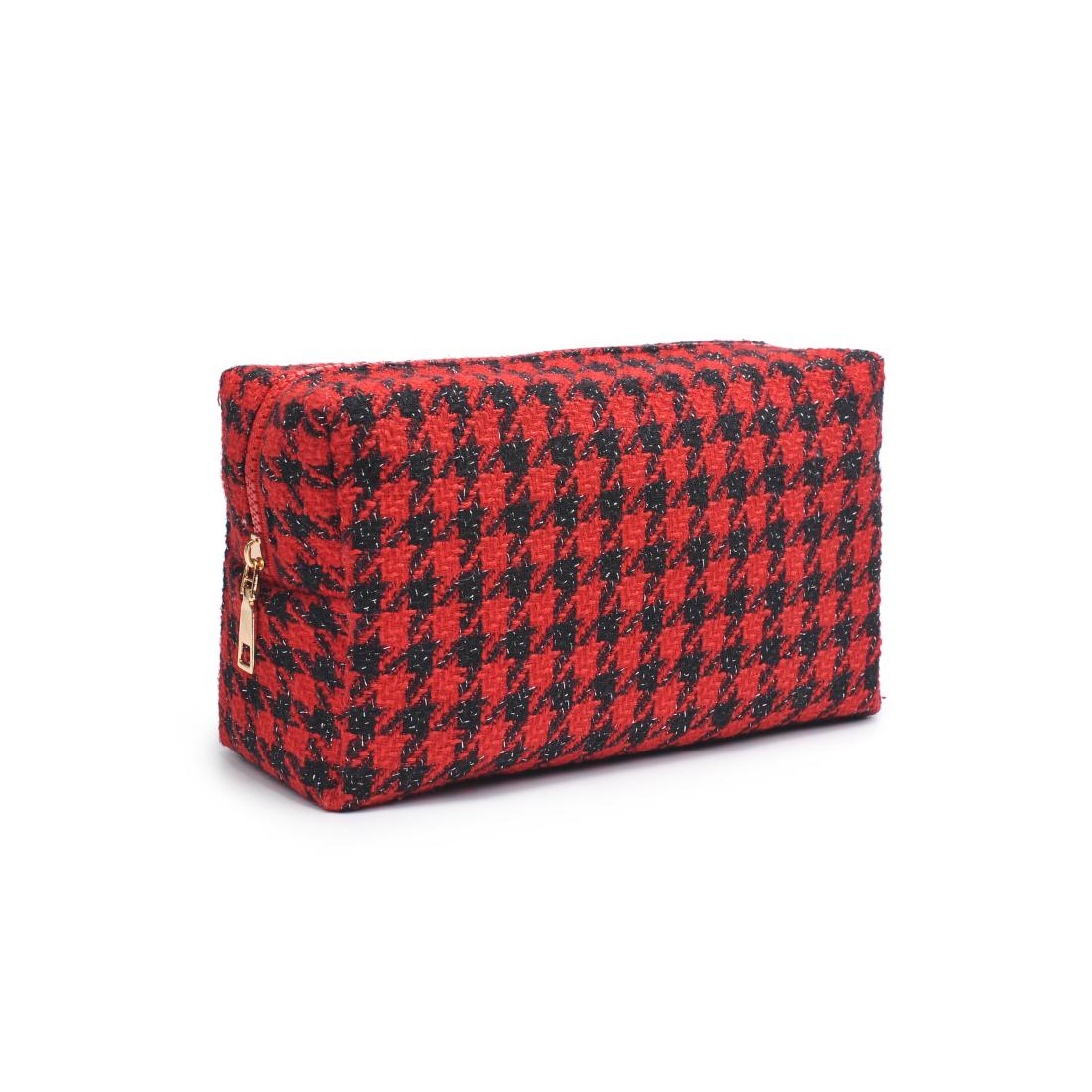 Urban Essentials Haute Tooth Cosmetic & Travel Organizer Pouch 840611197214 View 6 | Red