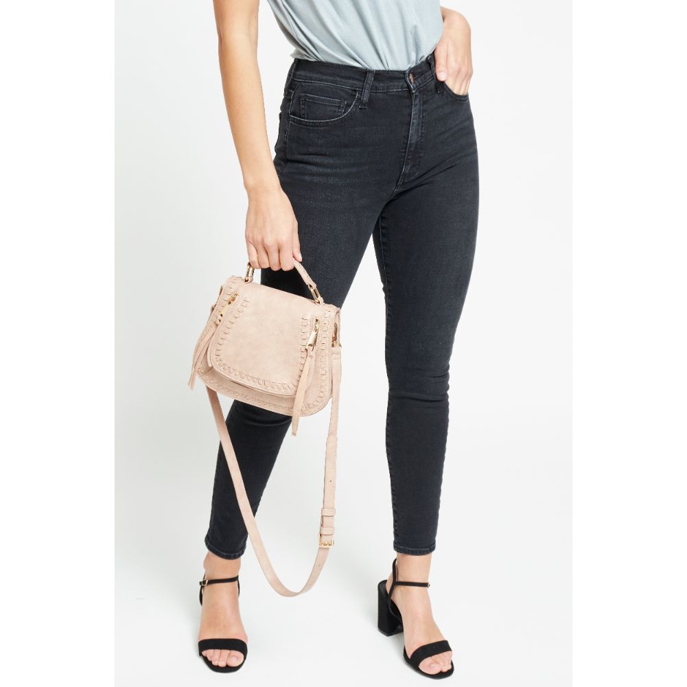 Woman wearing Natural Urban Expressions Khloe Mini Crossbody NA-840611144980 View 3 | Natural