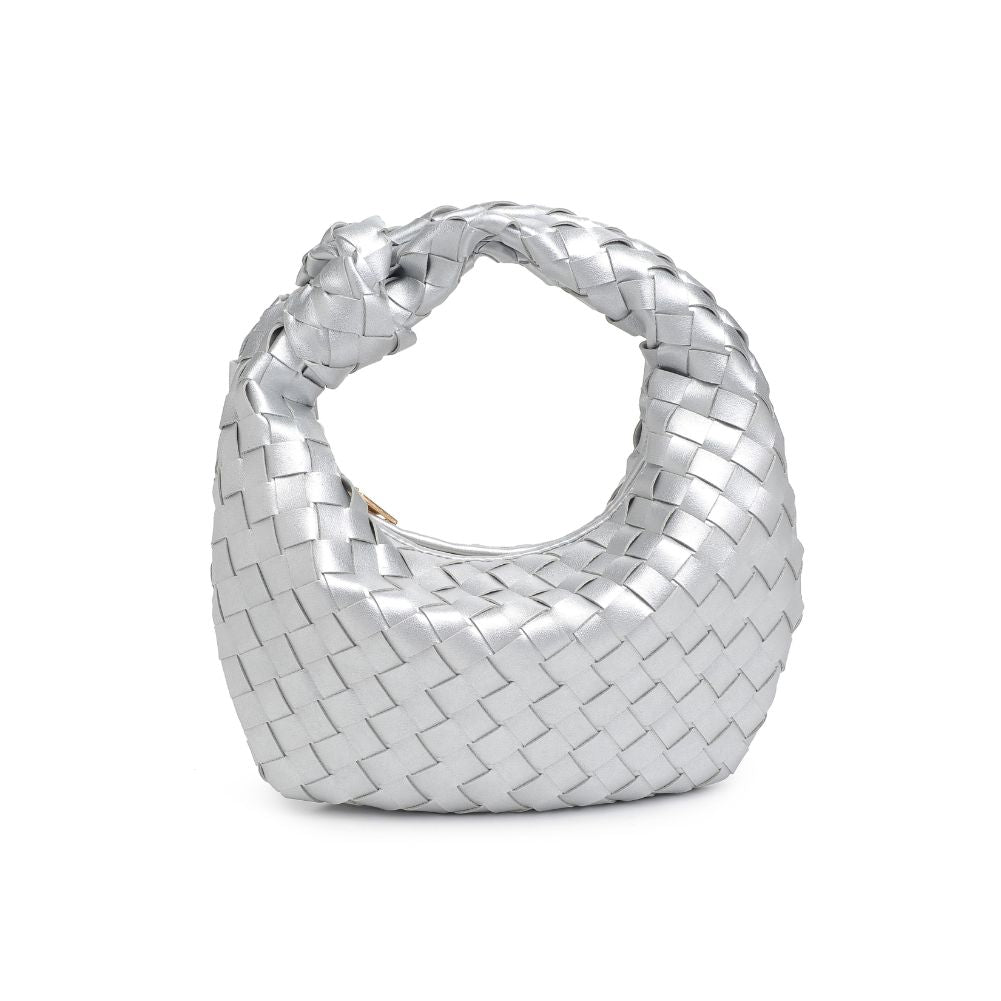 Product Image of Urban Expressions Tracy - Woven Clutch 840611107848 View 5 | Silver