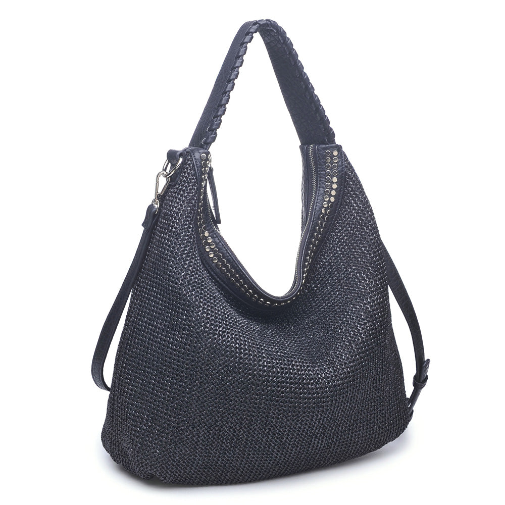 Product Image of Urban Expressions Silas Hobo NA-840611142504 View 2 | Black