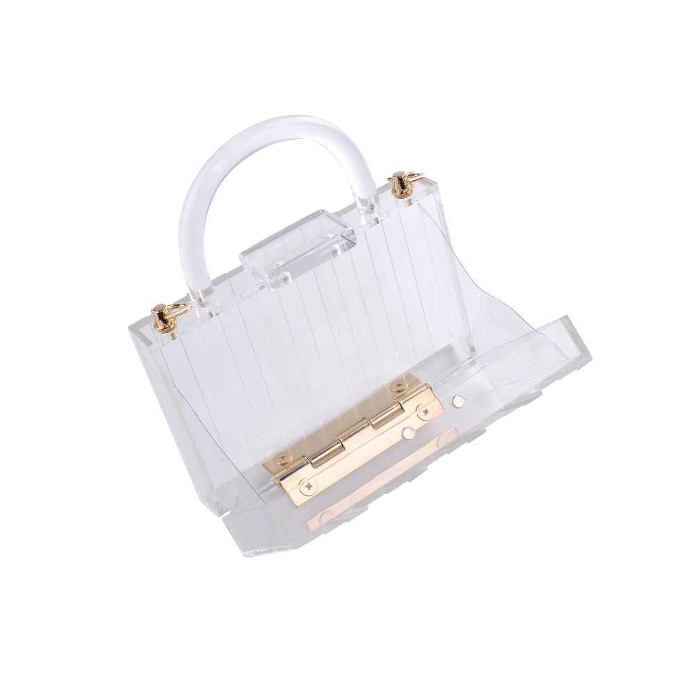 Product Image of Urban Expressions Fergie Top Handle 840611177292 View 8 | Clear