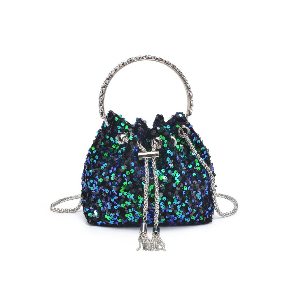 Woman wearing Peacock Urban Expressions Starsha Evening Bag 840611113498 View 5 | Peacock