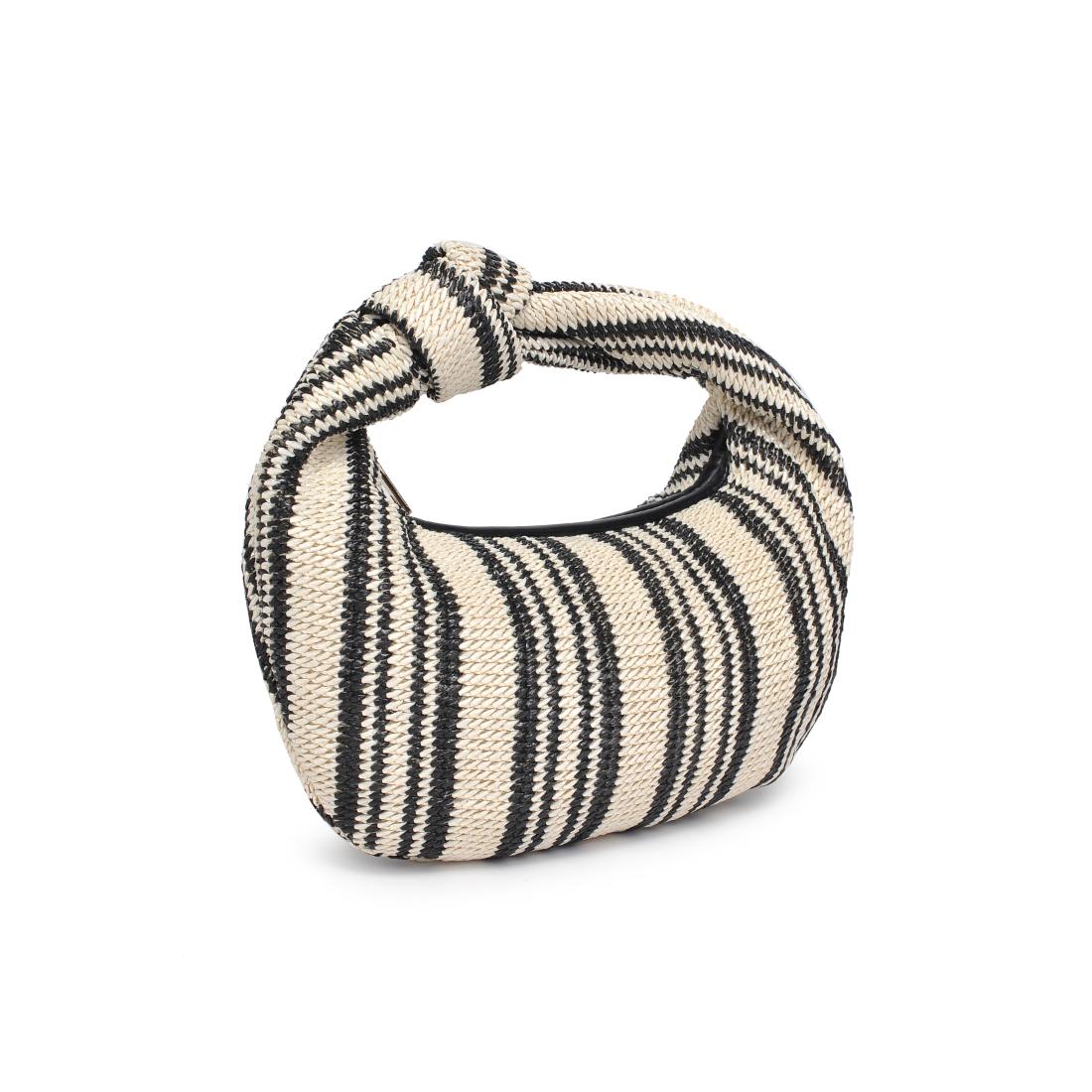 Product Image of Urban Expressions Tracy - Stripes Clutch 840611141651 View 6 | Black White